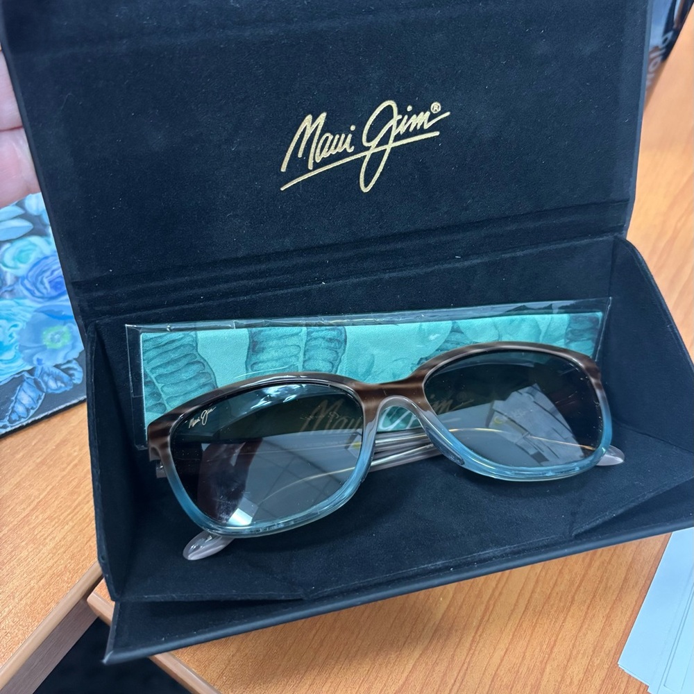 Maui Jim Blue and Brown Sunglasses